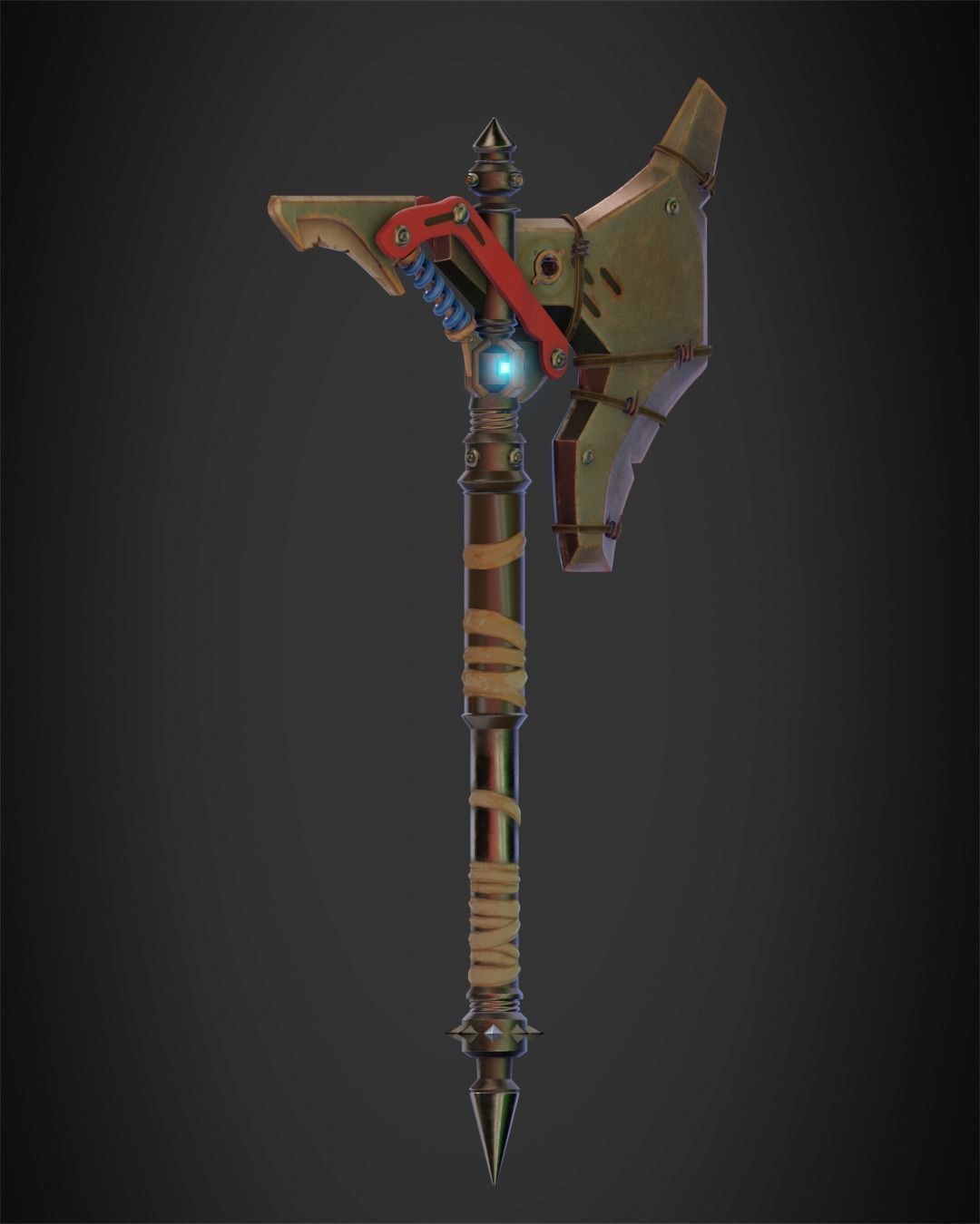 Overwatch 2 Junker Queen Axe for Cosplay 3D print model_4