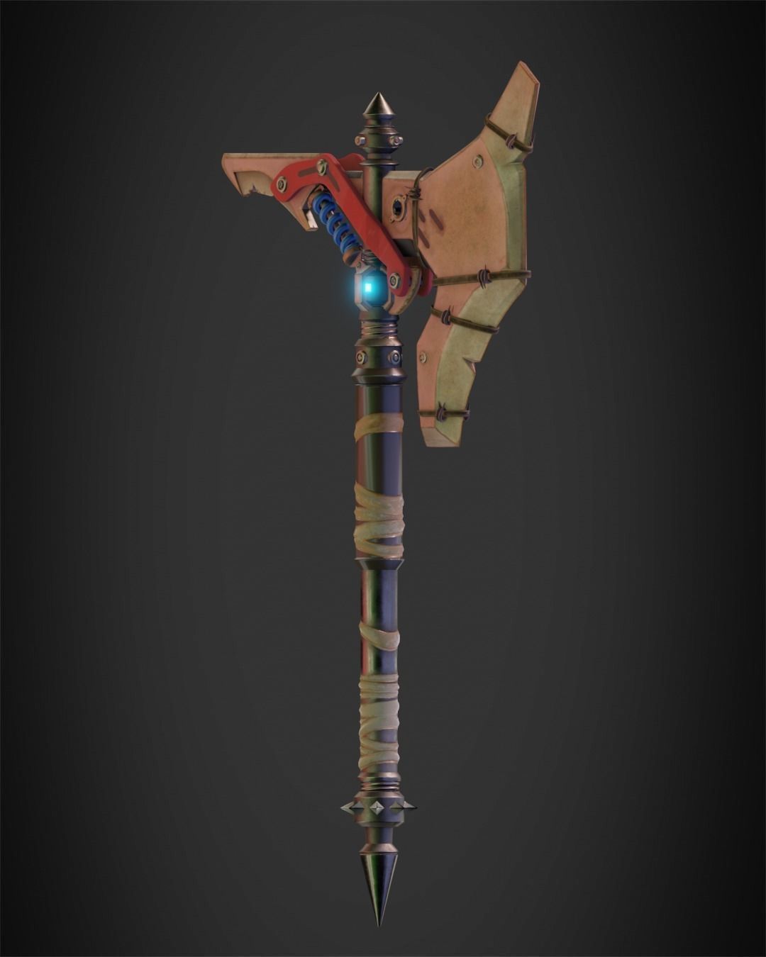 Overwatch 2 Junker Queen Axe for Cosplay 3D print model_3