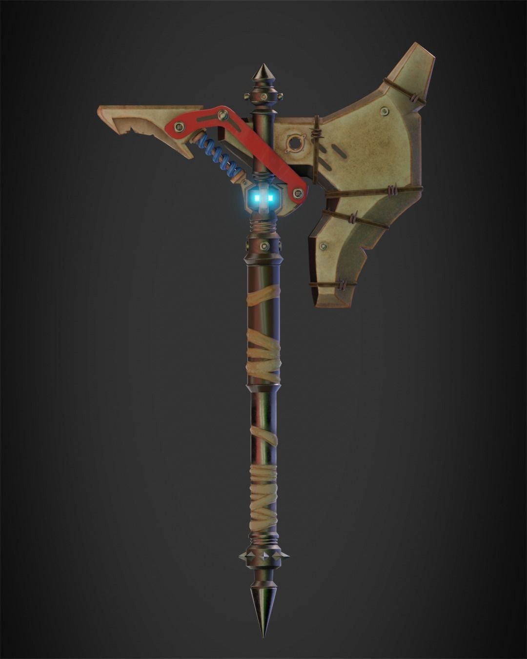 Overwatch 2 Junker Queen Axe for Cosplay 3D print model_7