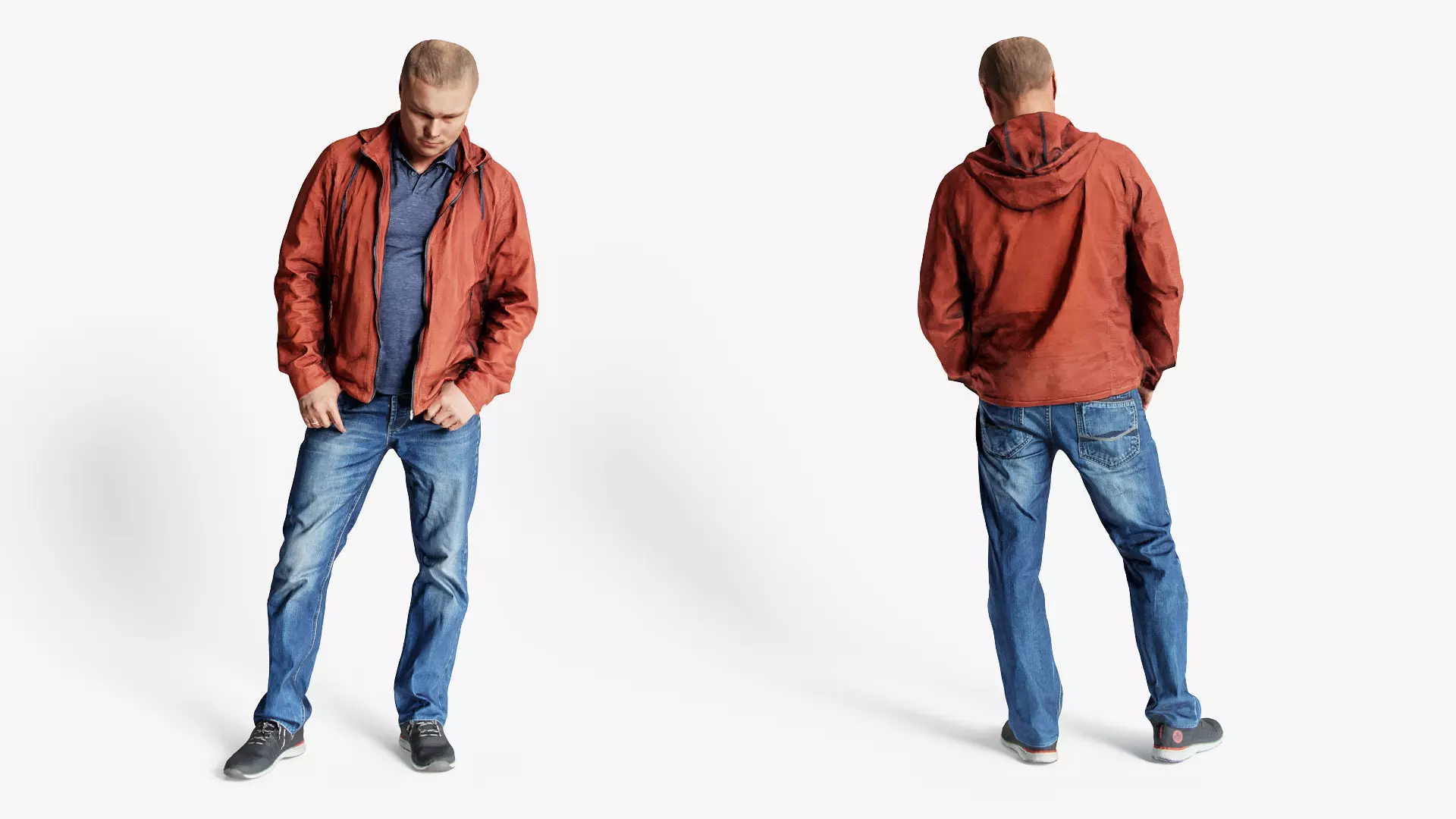 Man Standing KS00011 3D model_0