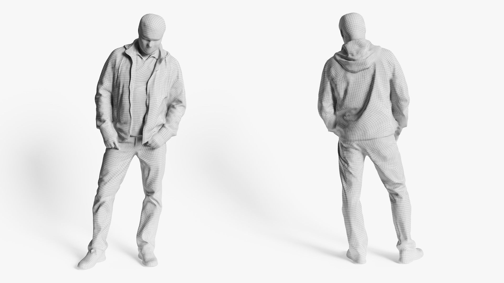 Man Standing KS00011 3D model_7