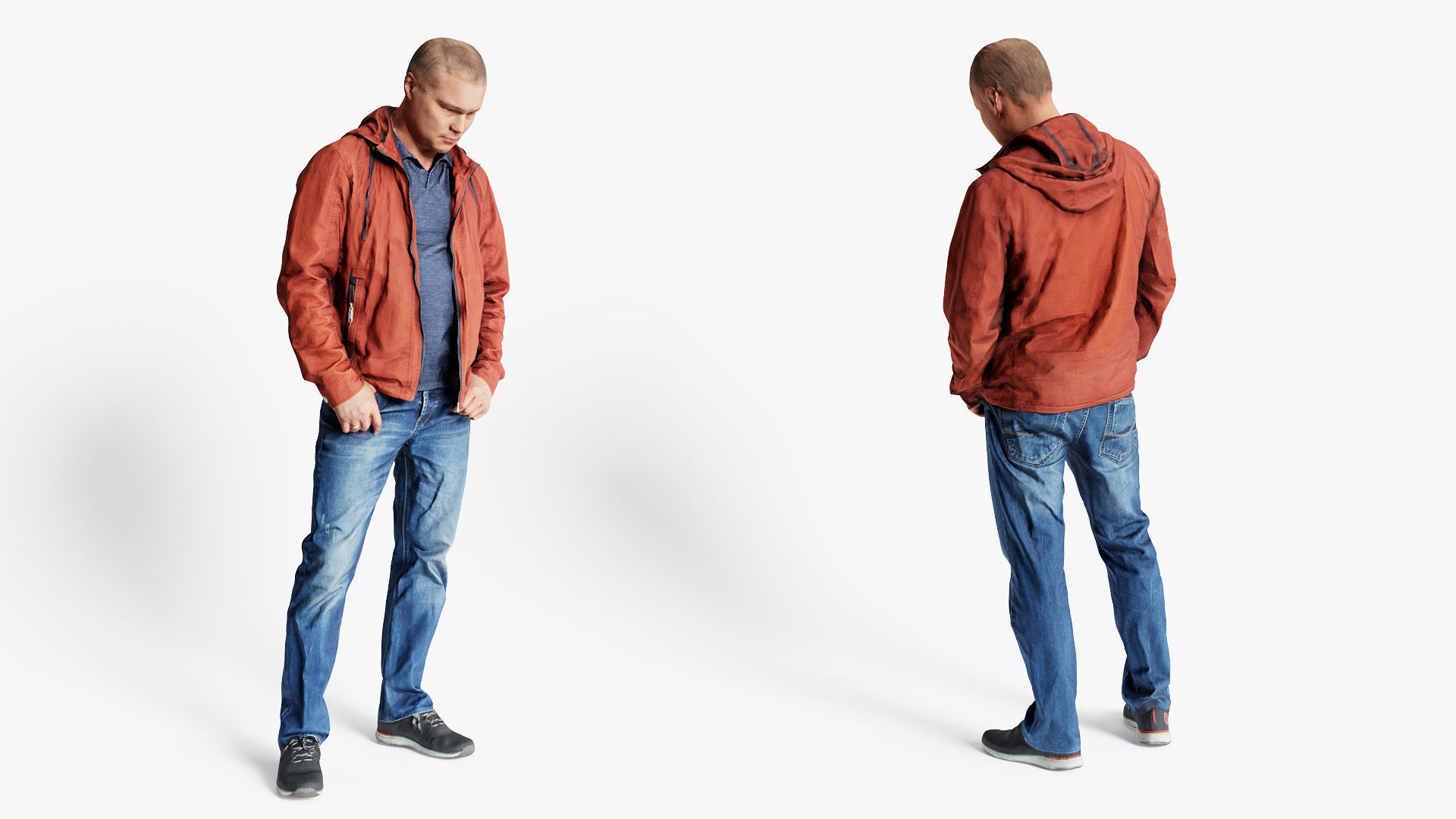 Man Standing KS00011 3D model_3