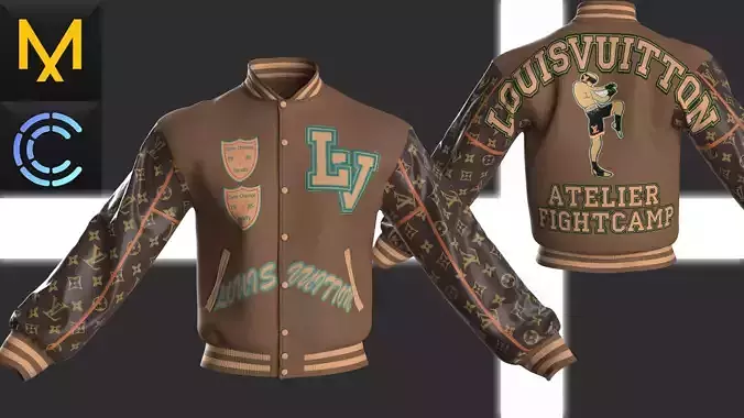 Bomber LV  Male OBJ mtl FBX ZPRJ