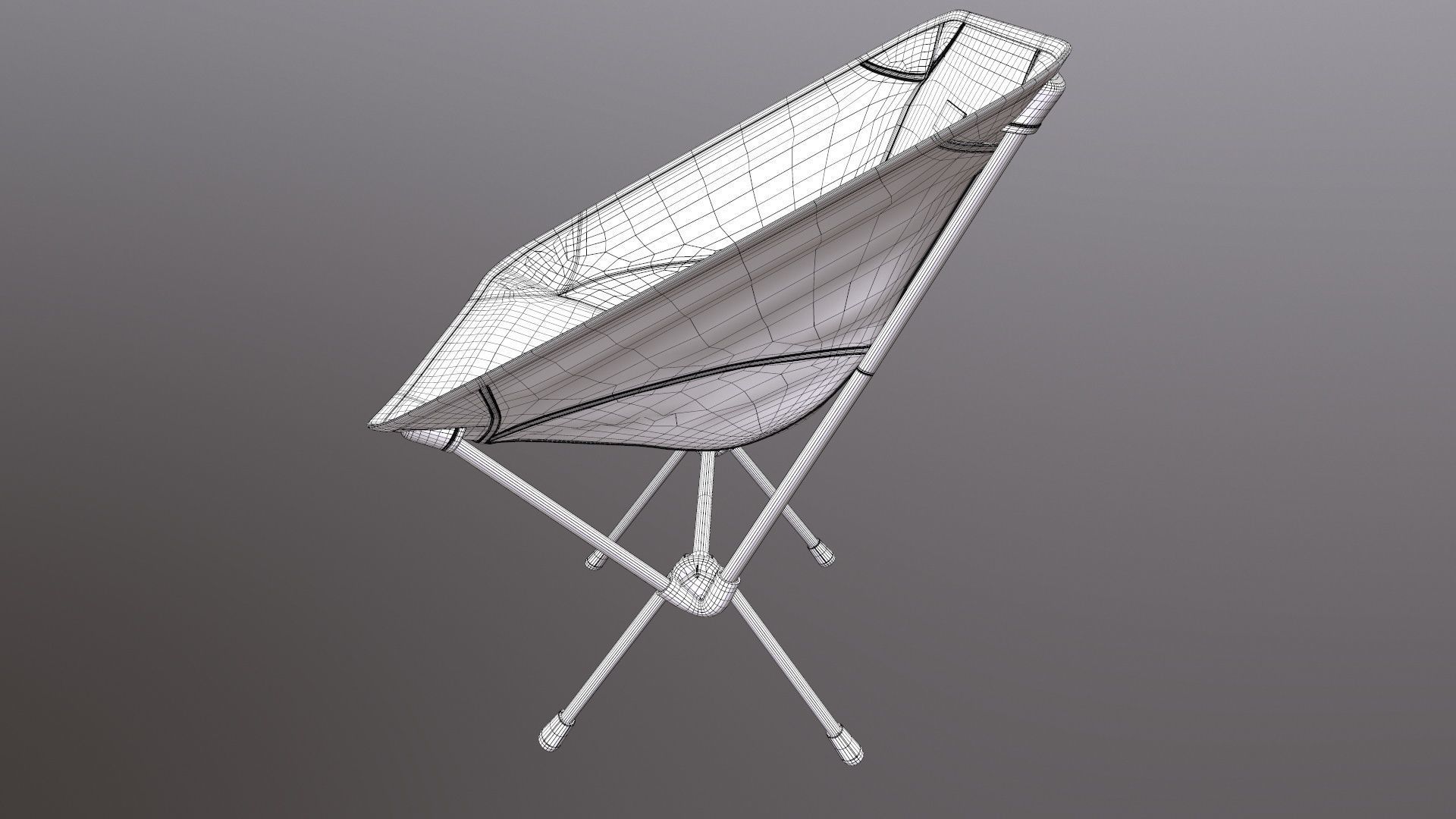 Folding chair 3D model_21