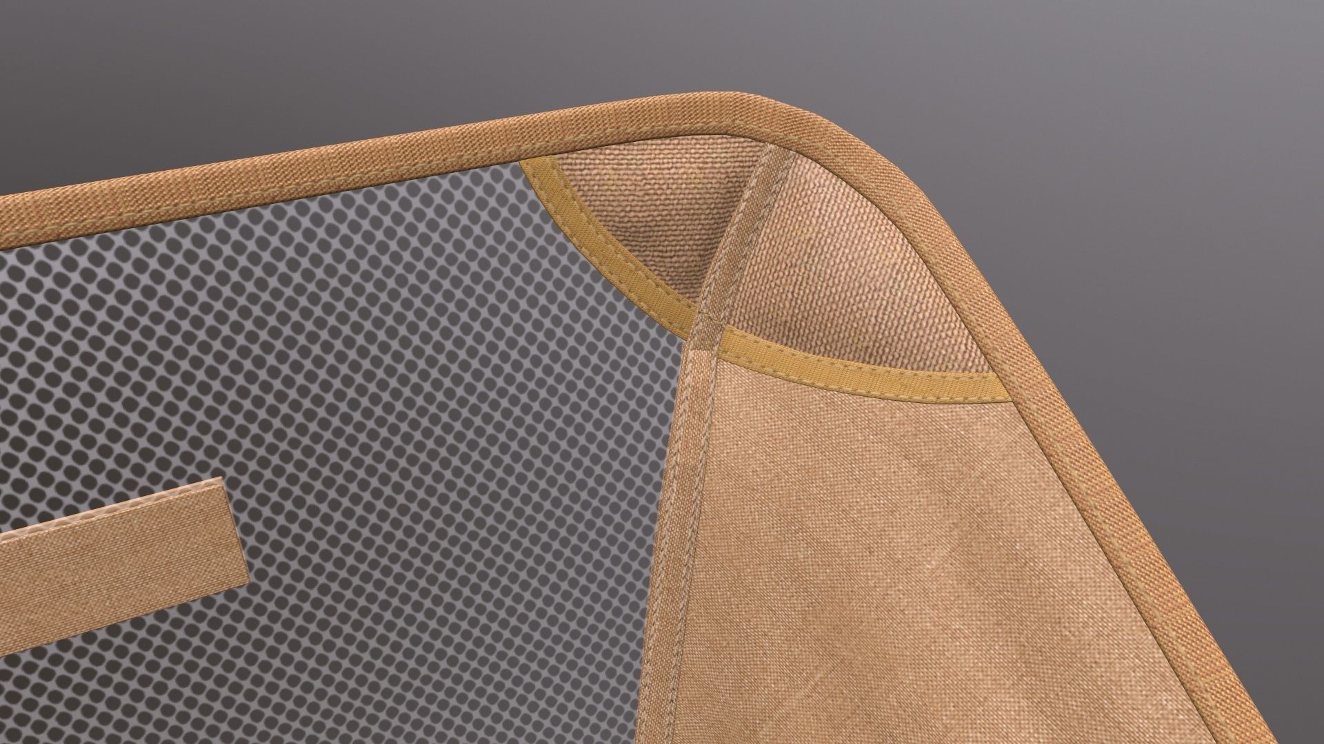 Folding chair 3D model_13