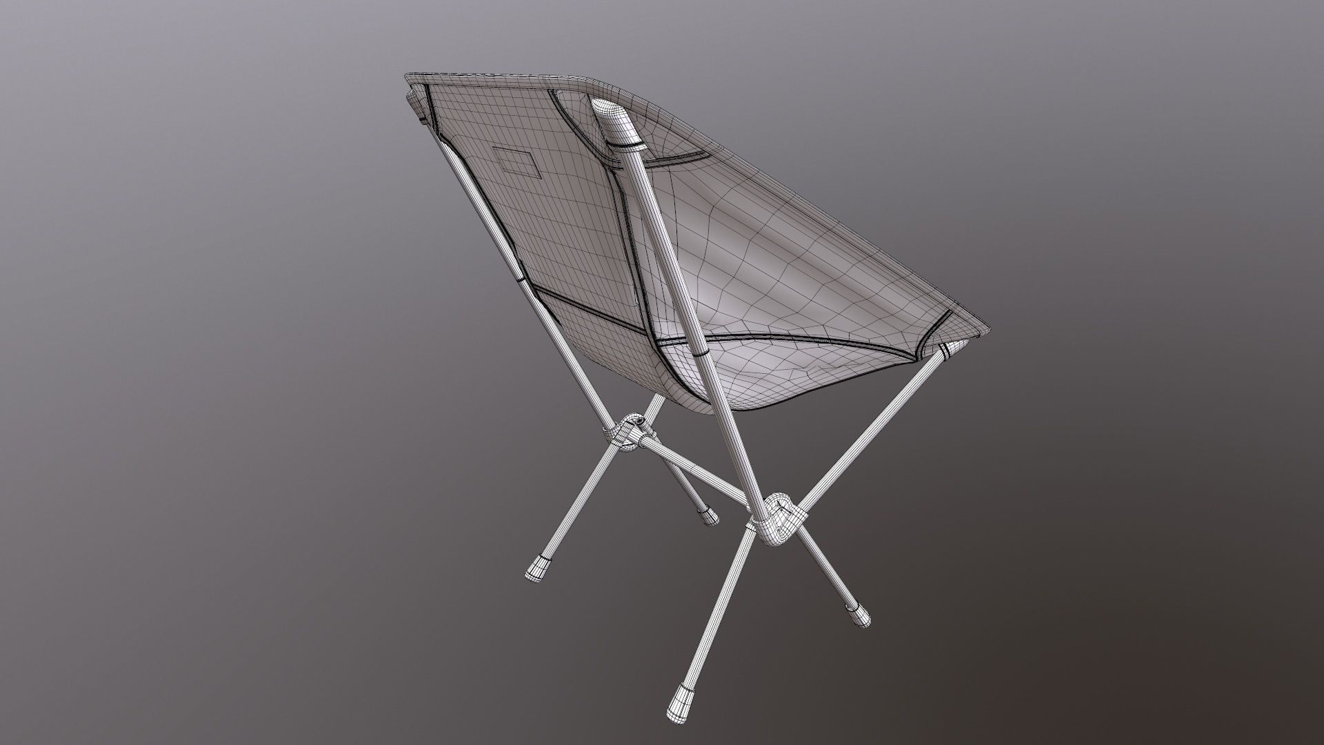 Folding chair 3D model_24