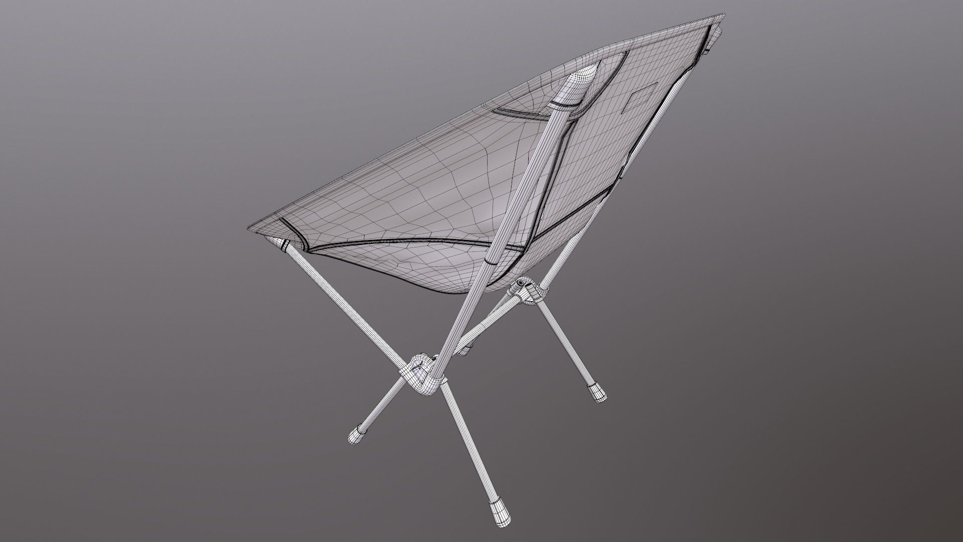 Folding chair 3D model_22