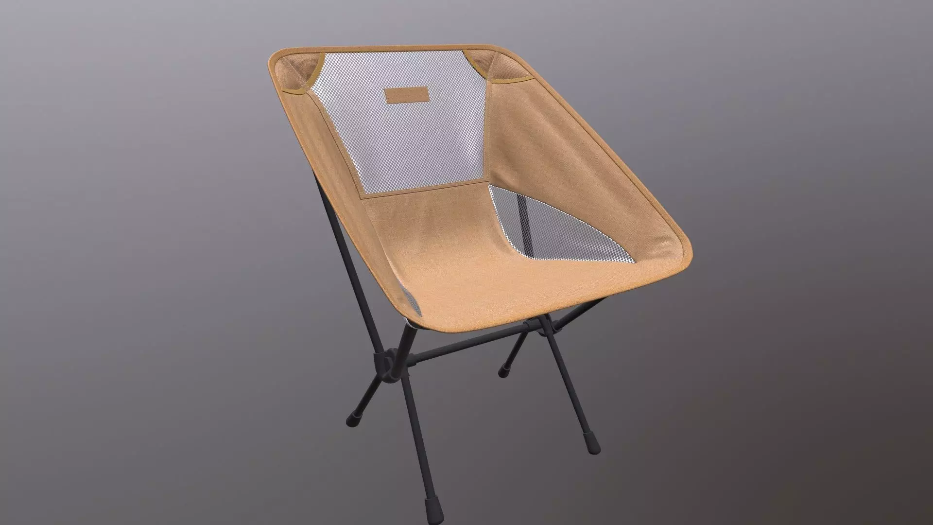Folding chair 3D model_0