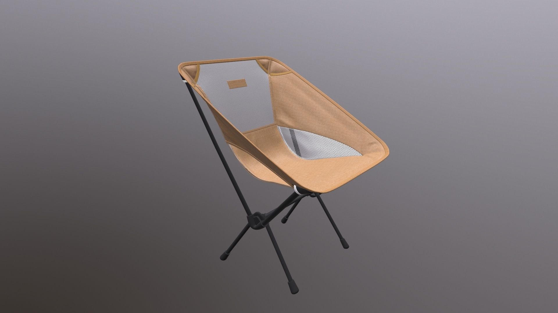 Folding chair 3D model_5