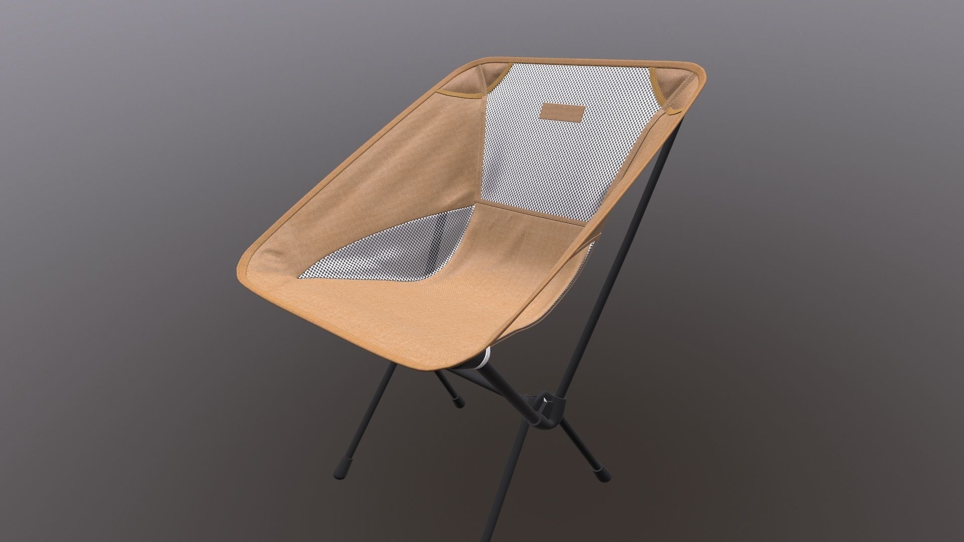 Folding chair 3D model_9