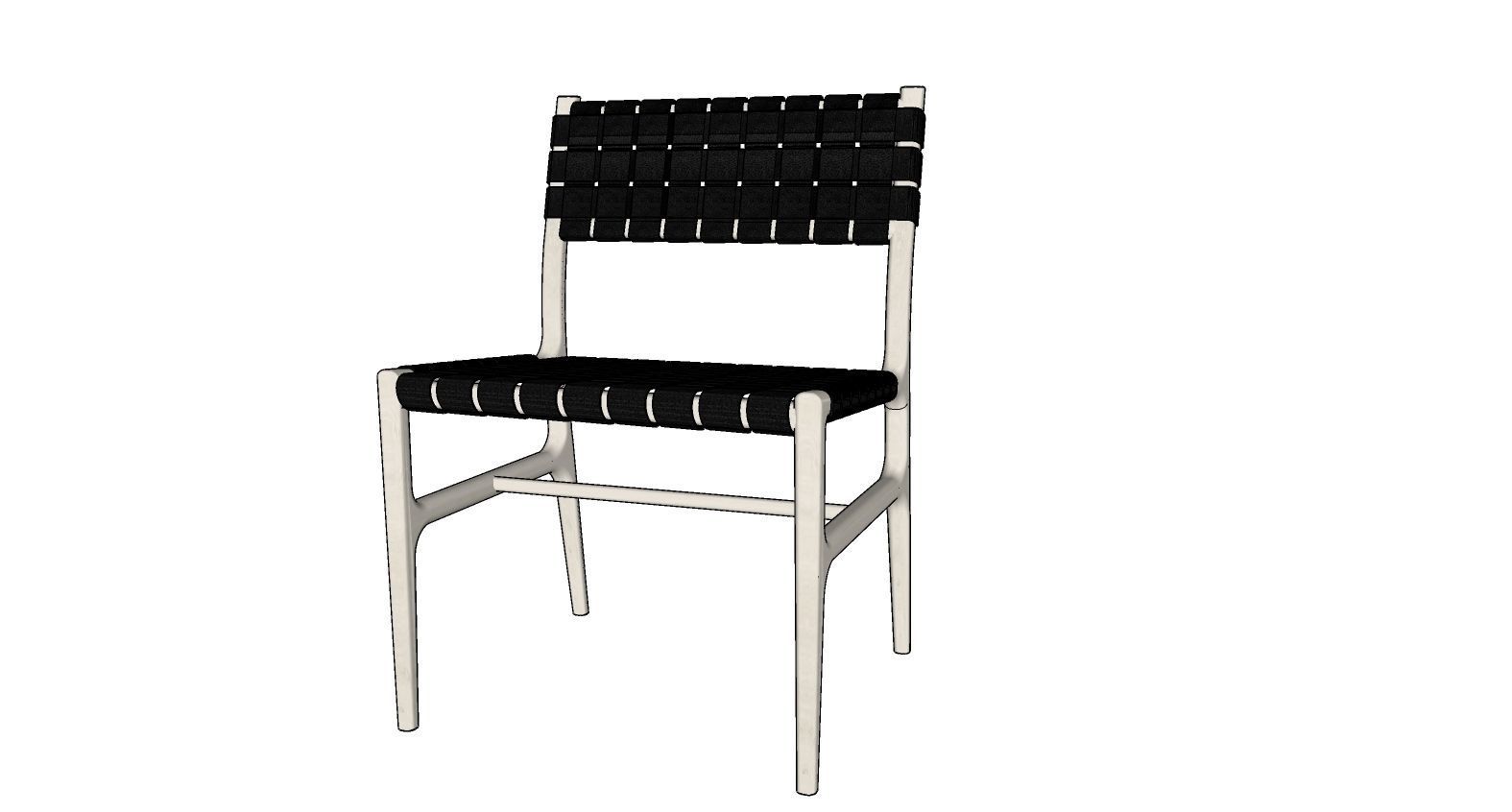 Stratton Dining Side Chair 3D model_1