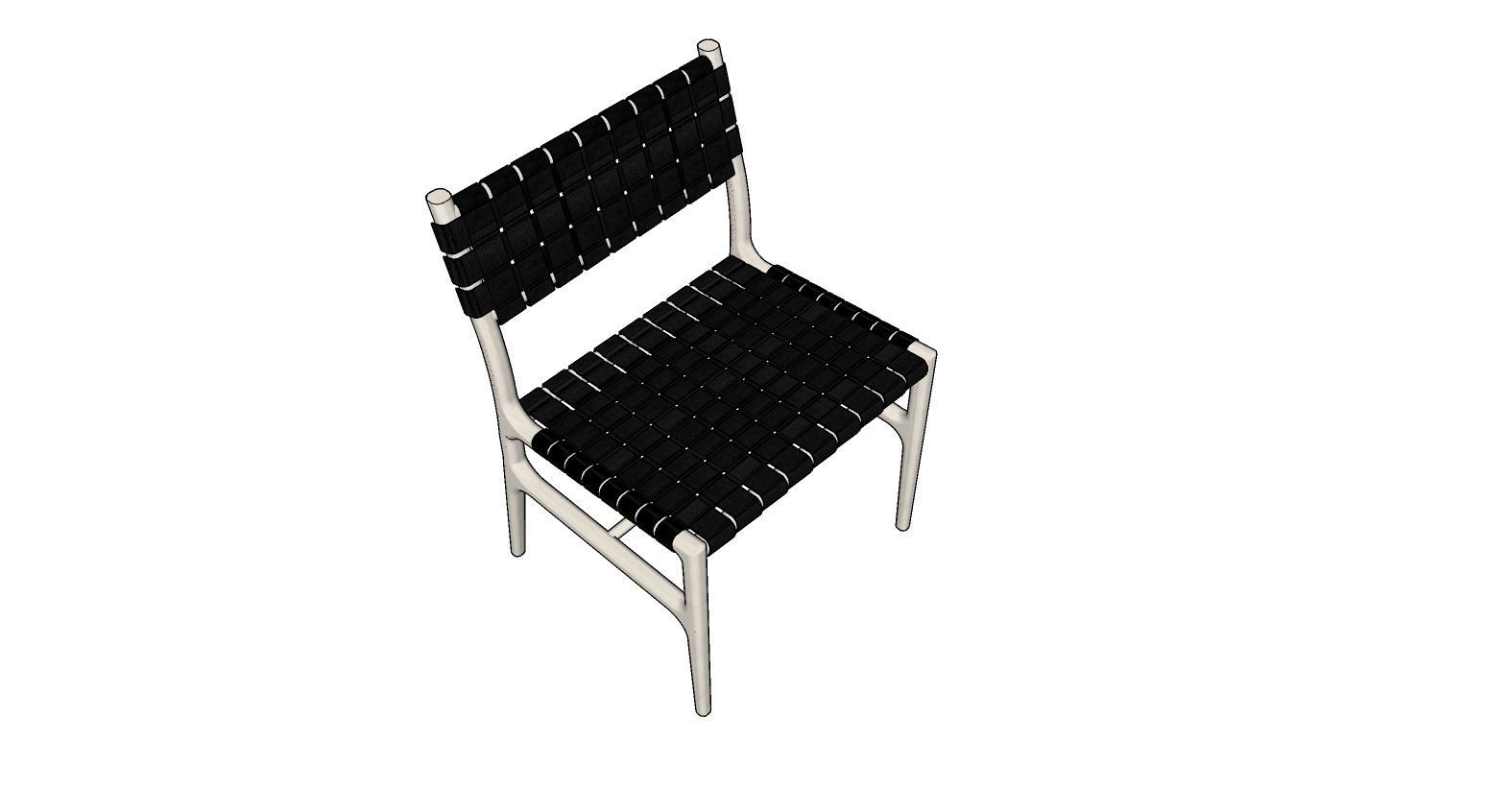Stratton Dining Side Chair 3D model_6