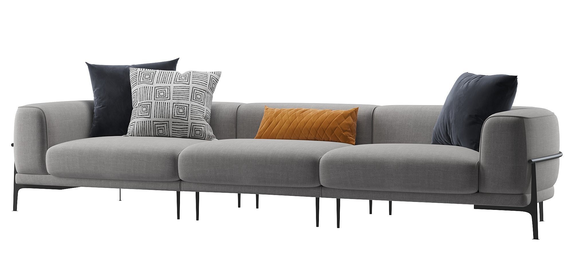 Arcade - 3-seater Sofa 3D model_2