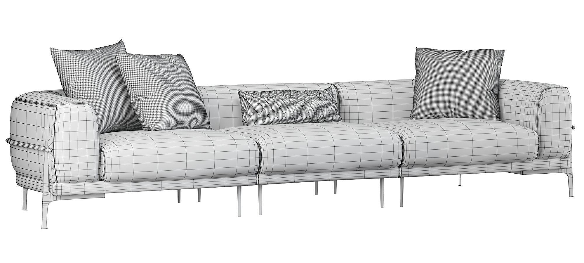 Arcade - 3-seater Sofa 3D model_10