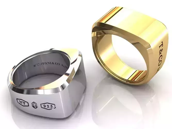 T Makers Signet Ring