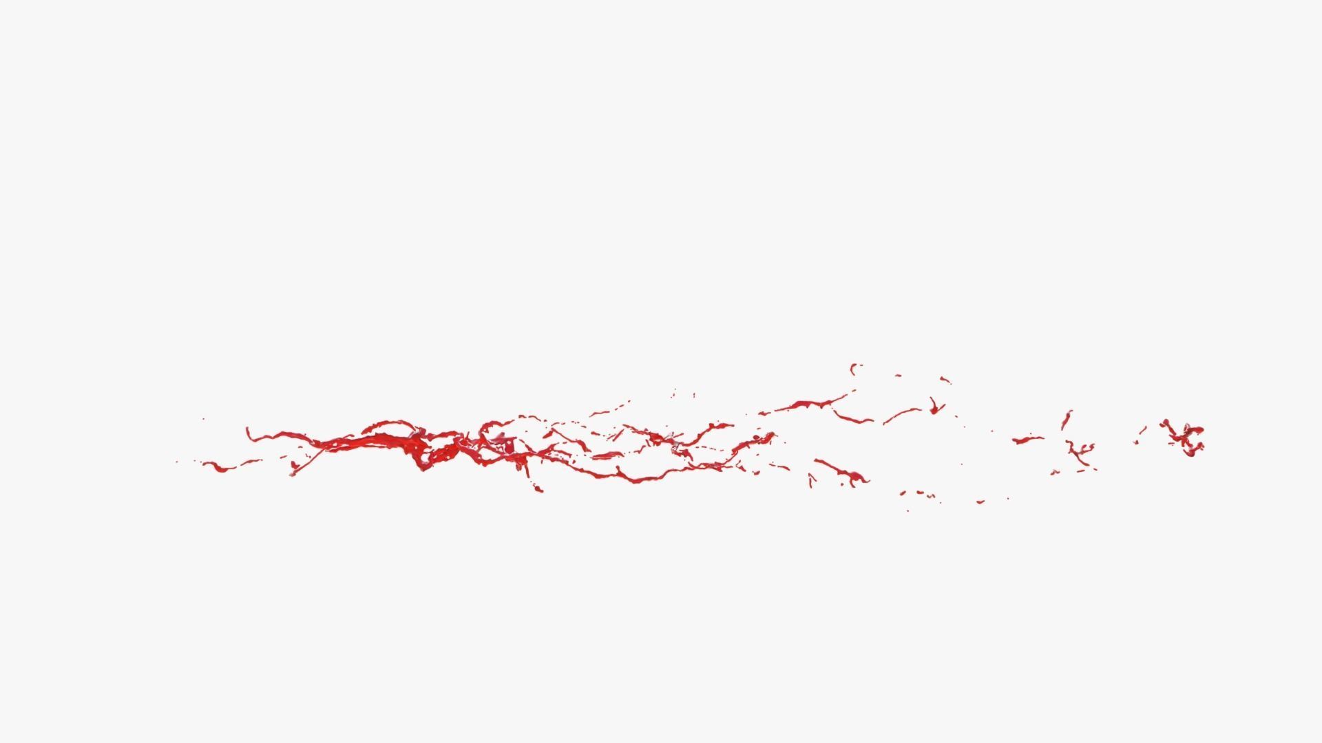 Animated Blood Splash 4 3D model_9
