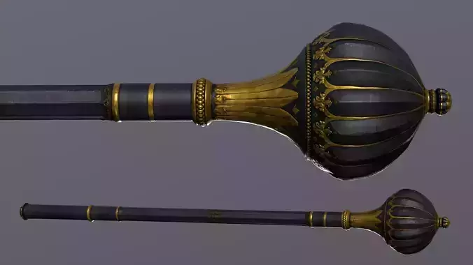 Gada Mace Low-poly 3D model