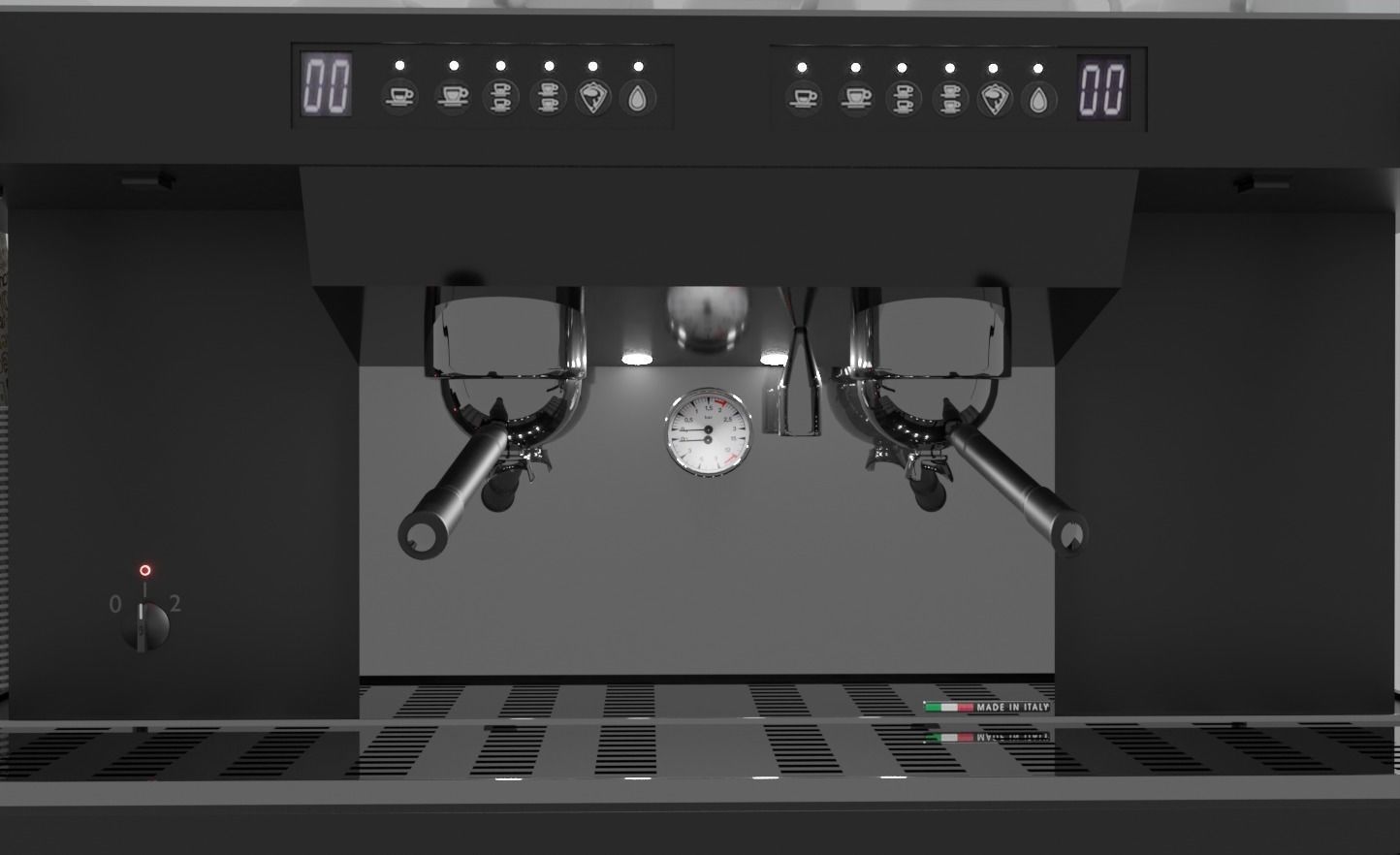 Sanremo Zoe Competition Professional Coffee Machine 3D Model 3D model_9