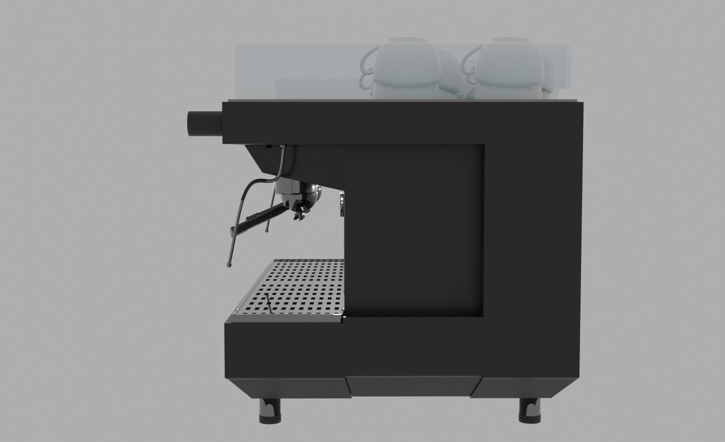 Sanremo Zoe Competition Professional Coffee Machine 3D Model 3D model_4