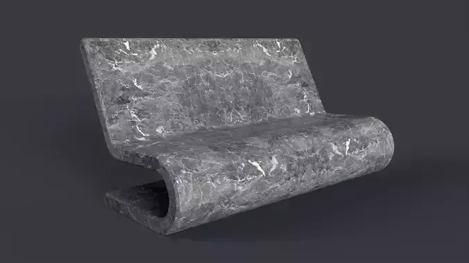 Modern Outdoor Bench 70 PBR Game Ready