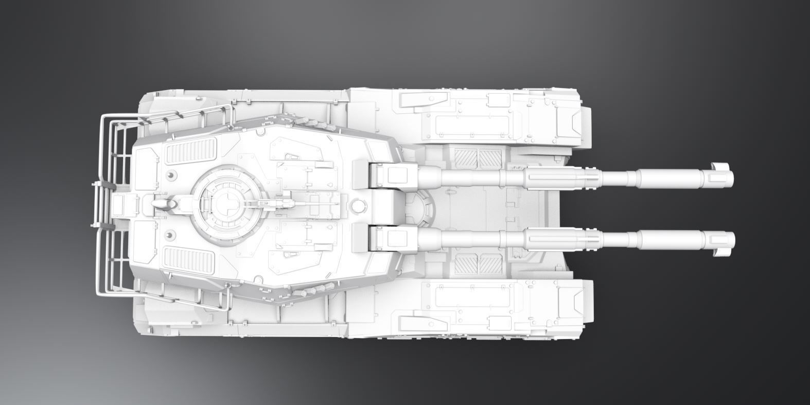 M61A5 Semovente Scale model 3D print model_3