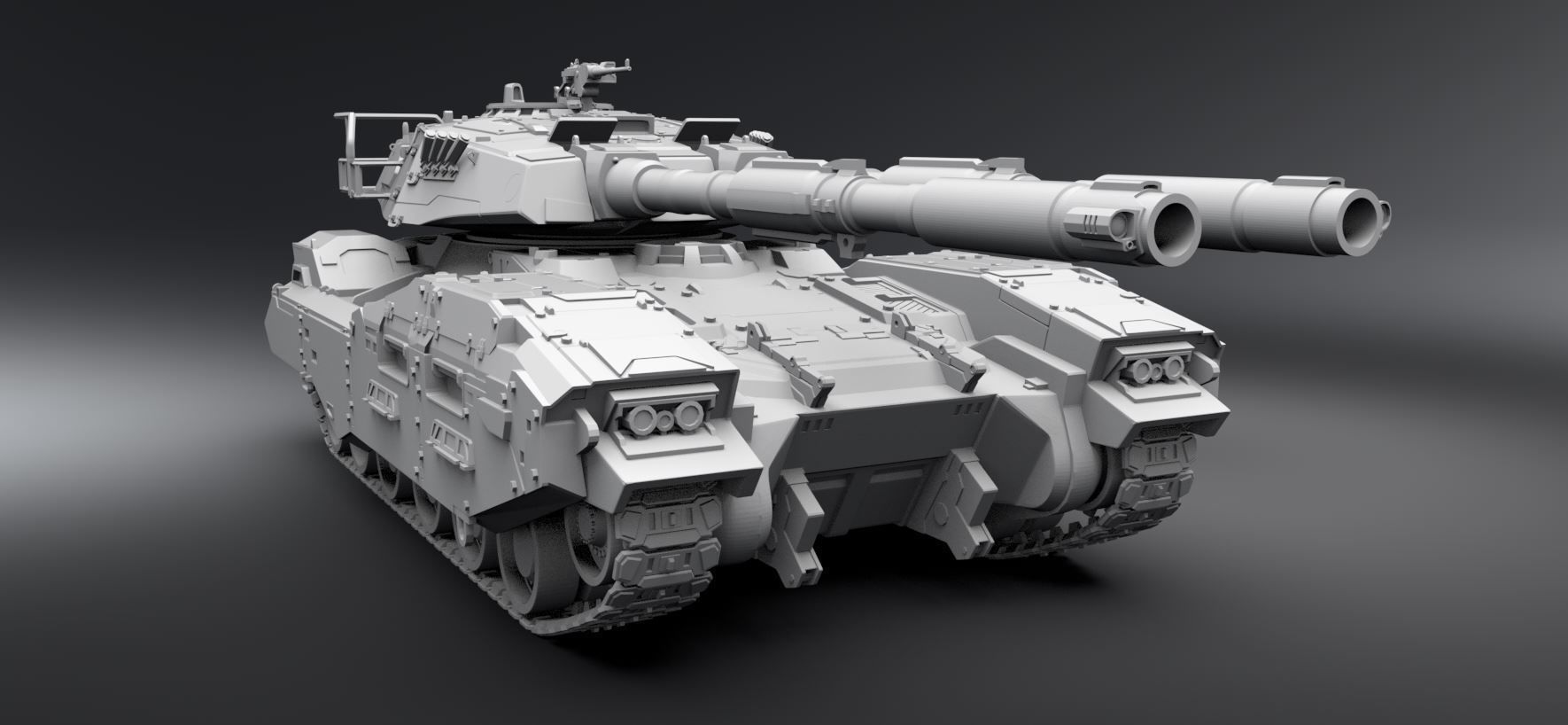 M61A5 Semovente Scale model 3D print model_4