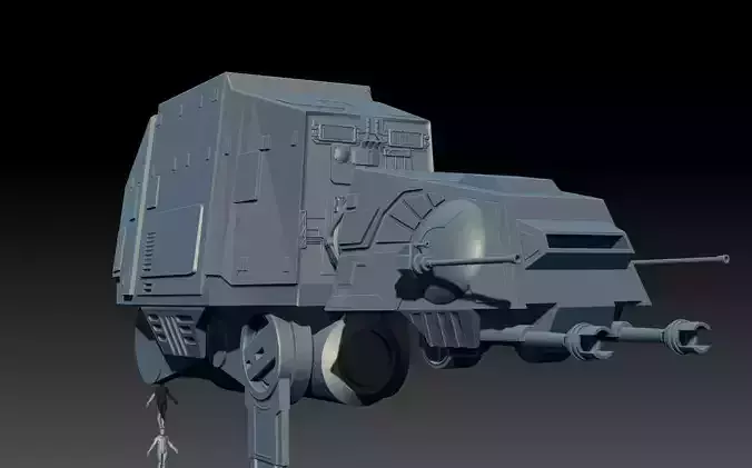 ATAT 3d Model playset 3D print model