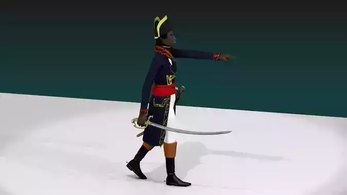 General toussaint louverture 3D model