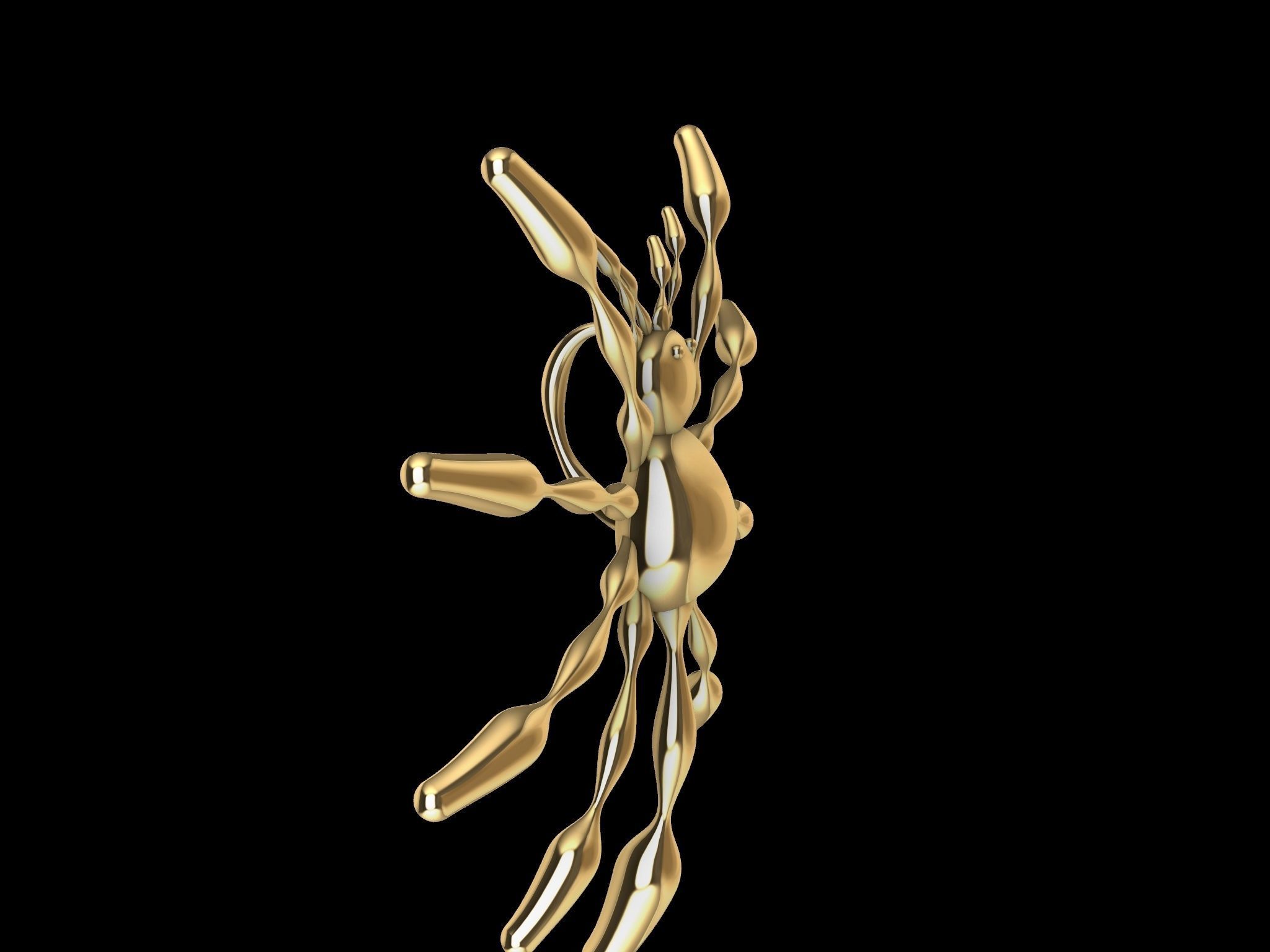 3 TYPES OF LOOKS SPIDER PENDANT  3D print model_10