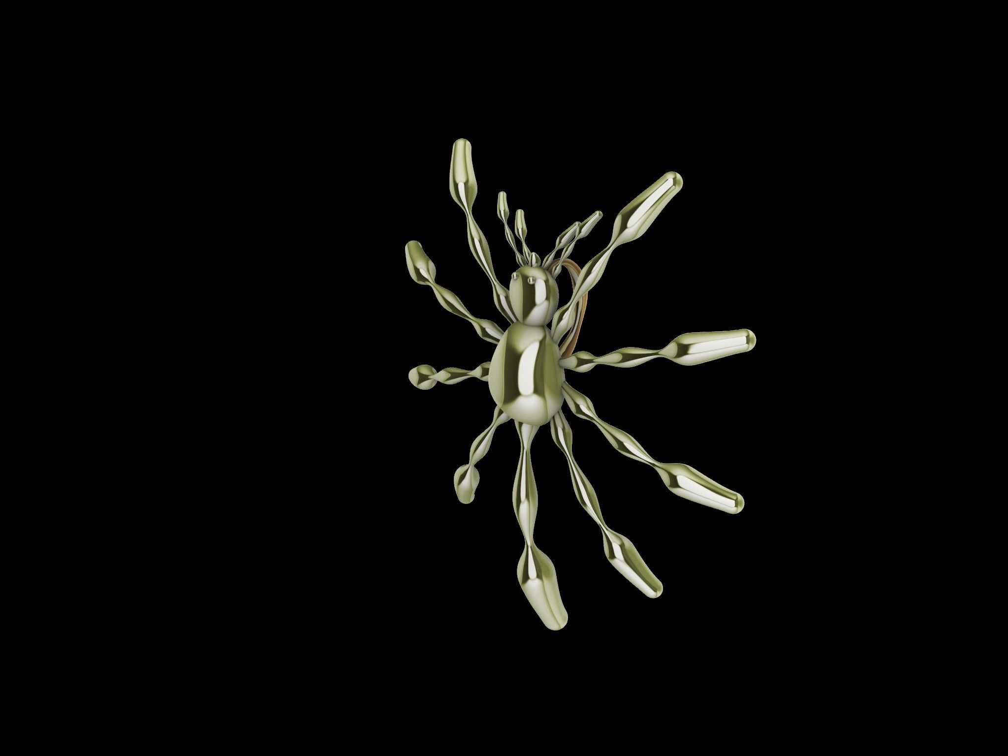 3 TYPES OF LOOKS SPIDER PENDANT  3D print model_18