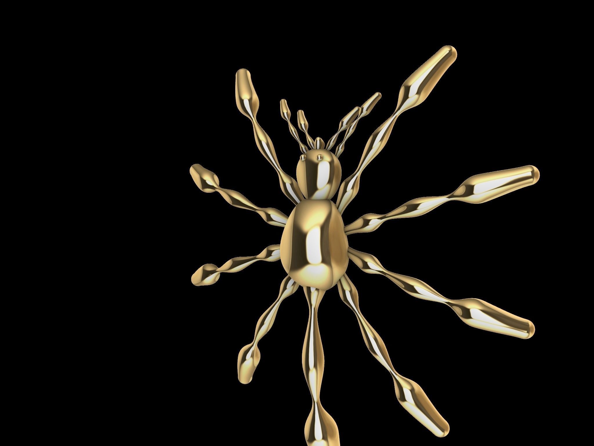 3 TYPES OF LOOKS SPIDER PENDANT  3D print model_8