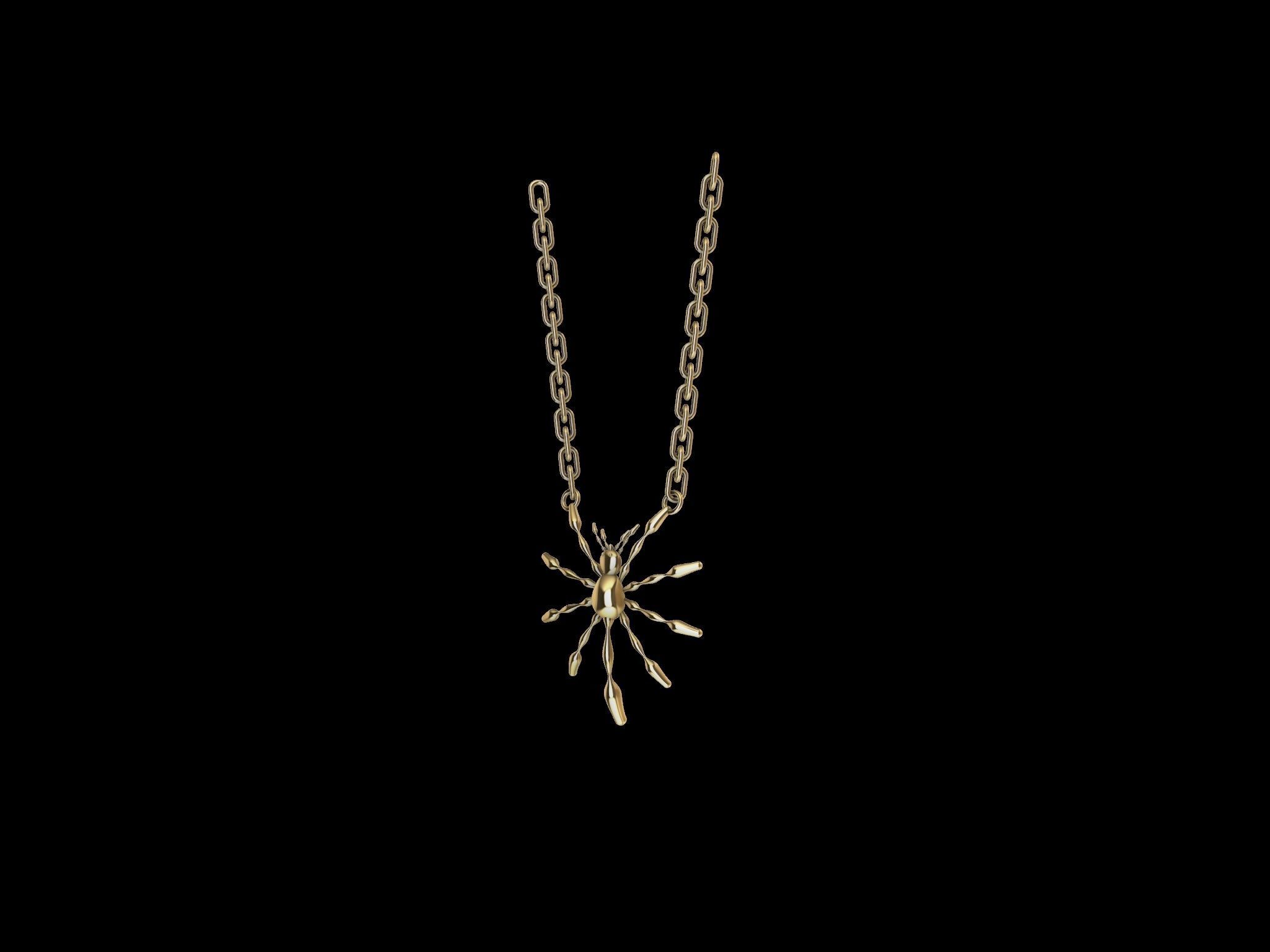 3 TYPES OF LOOKS SPIDER PENDANT  3D print model_22