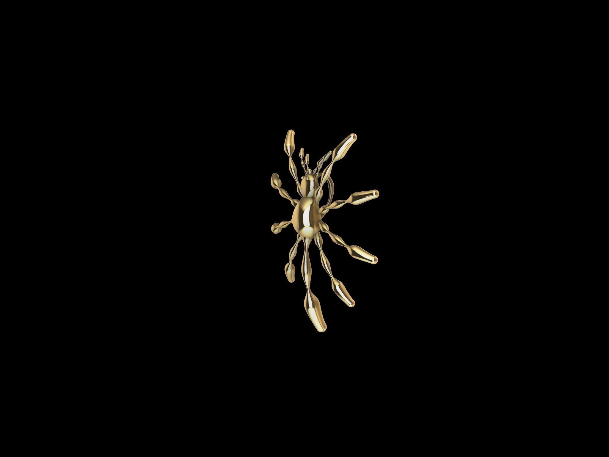 3 TYPES OF LOOKS SPIDER PENDANT  3D print model_13