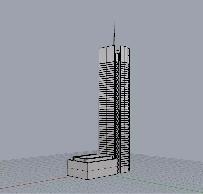 The New York Times Building 3D print model_0