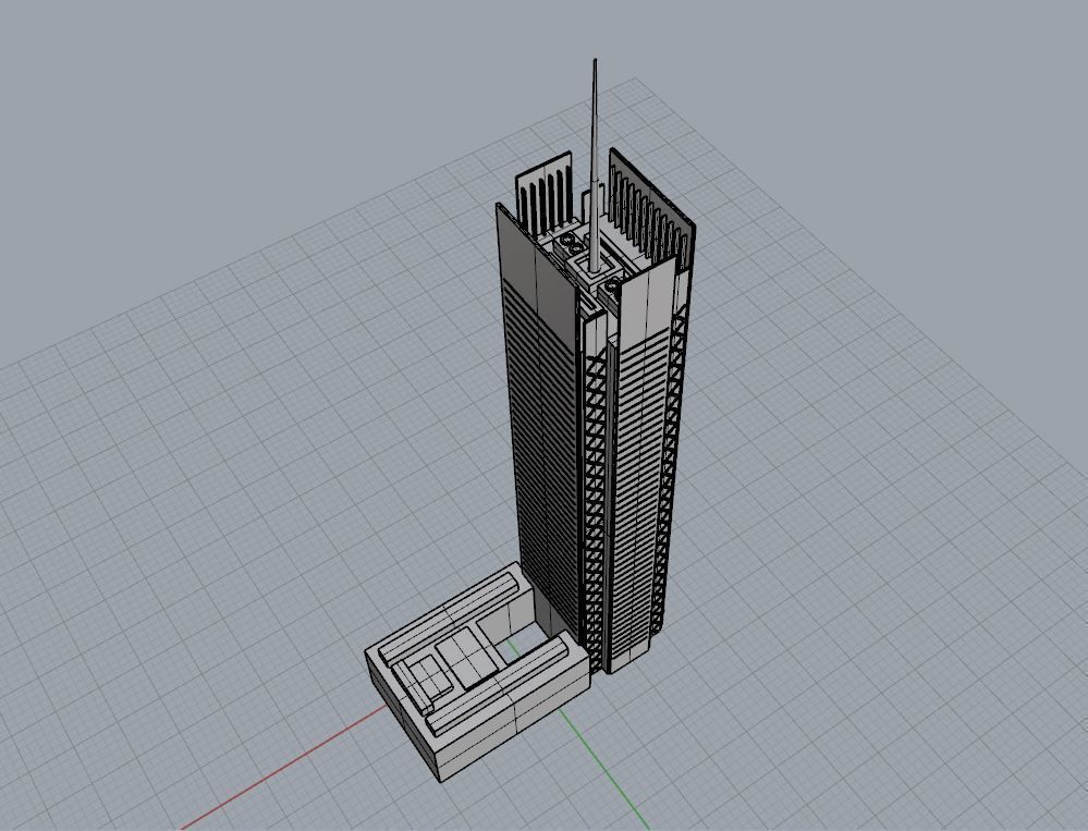 The New York Times Building 3D print model_4