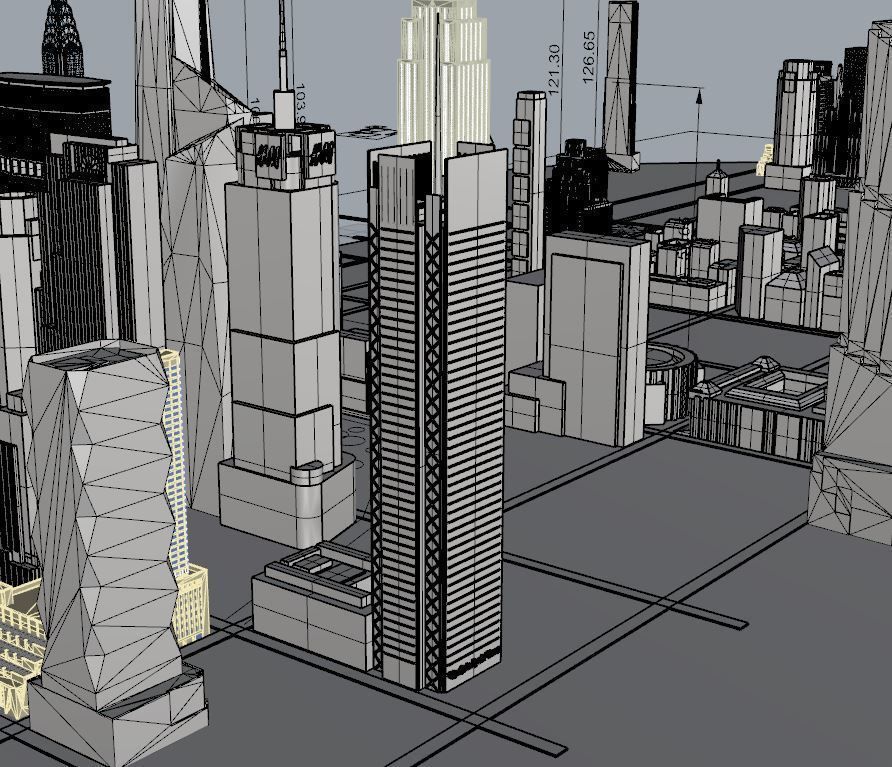 The New York Times Building 3D print model_7