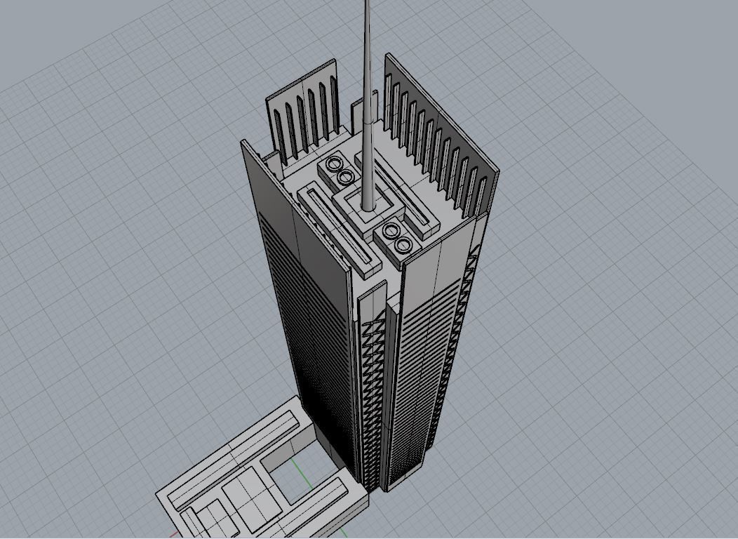 The New York Times Building 3D print model_6