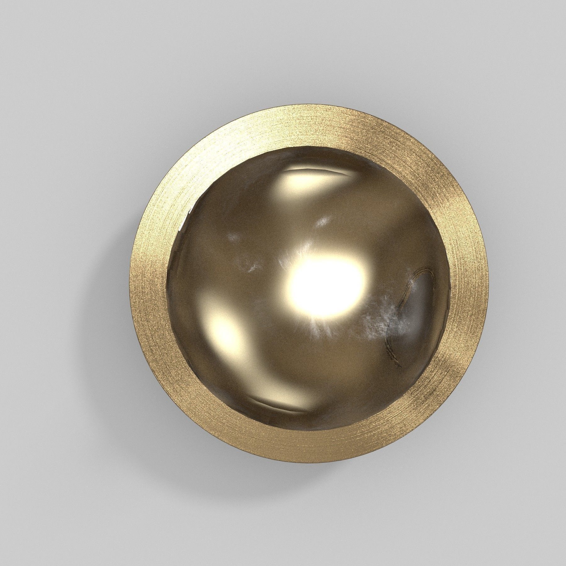 Garnier Et Linker iris Dark Bronze Wall Light 3D model_1