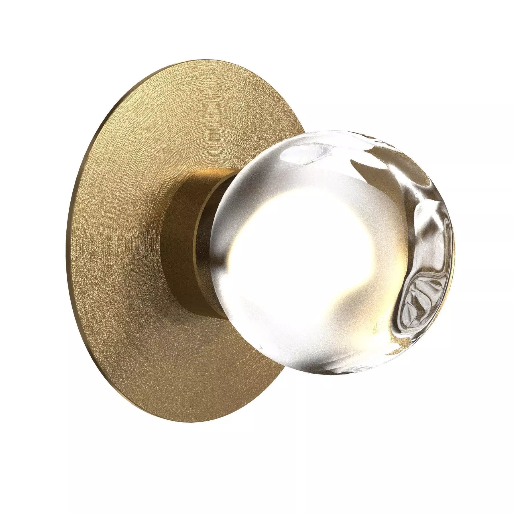 Garnier Et Linker iris Dark Bronze Wall Light 3D model_0