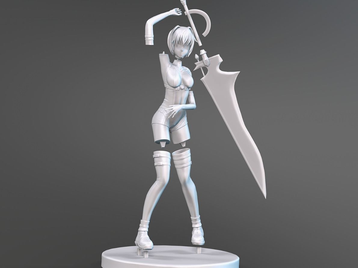 Xenovia DxD   Zinovia High School  3D print model 3D print model_4