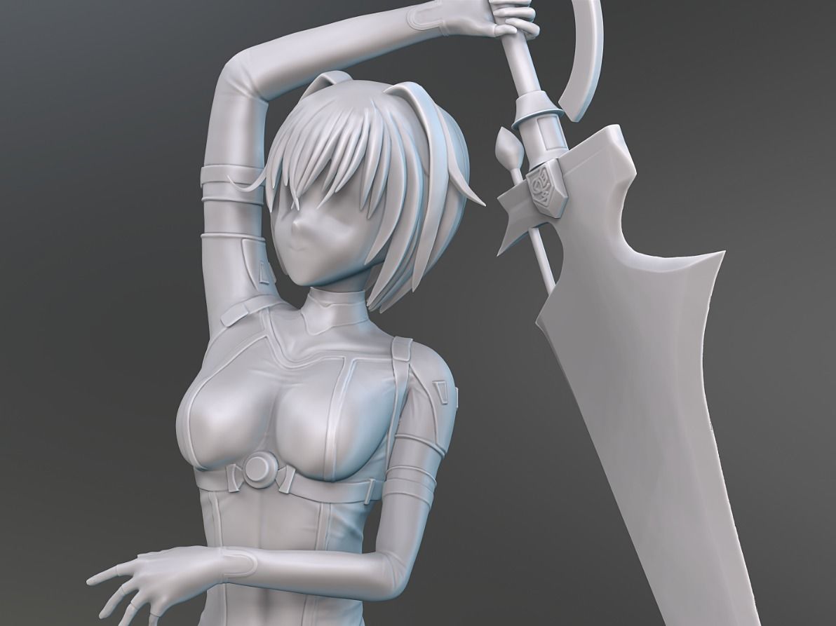 Xenovia DxD   Zinovia High School  3D print model 3D print model_3