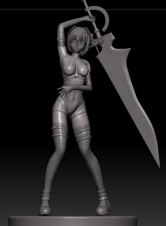 Xenovia DxD   Zinovia High School  3D print model 3D print model_5