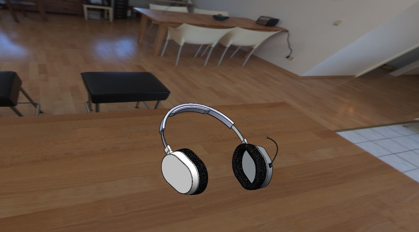 Headphone headset 3D model_11