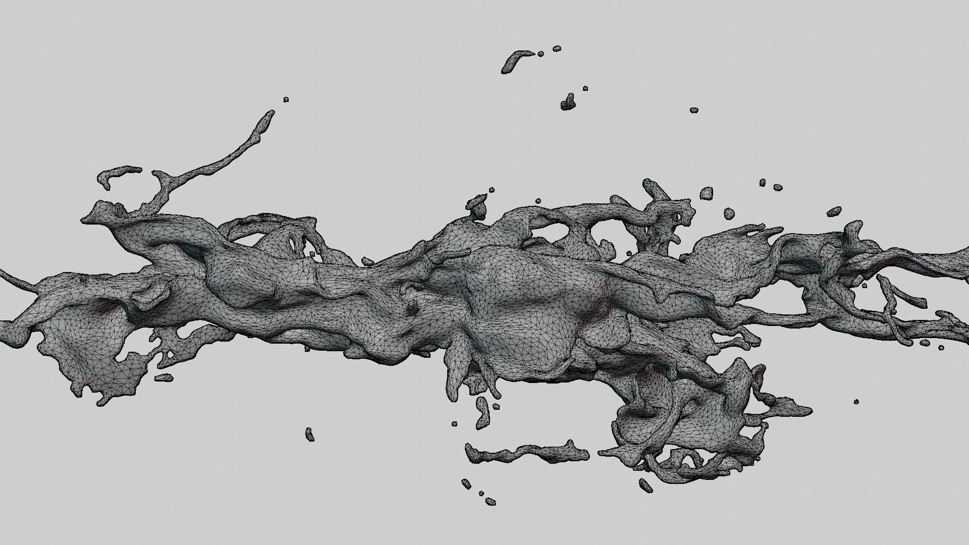Animated Blood Splash 2  3D model_12
