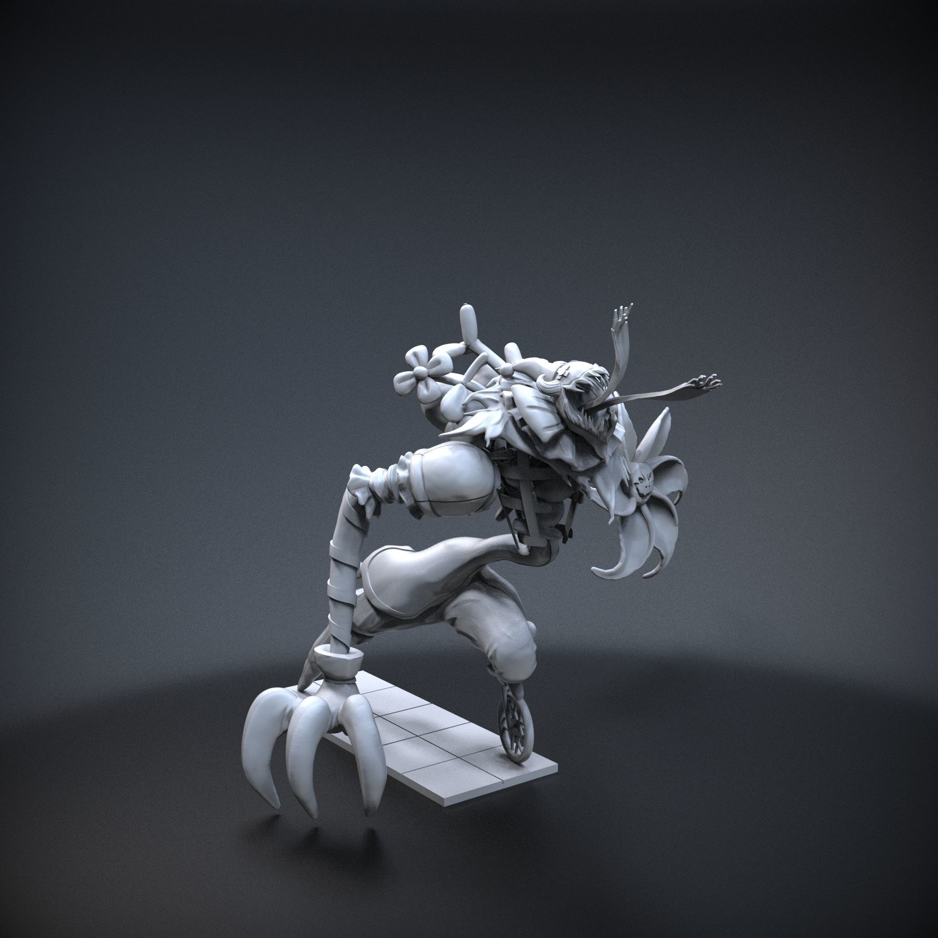 STL League of legends Fiddlesticks party 3D print model_7