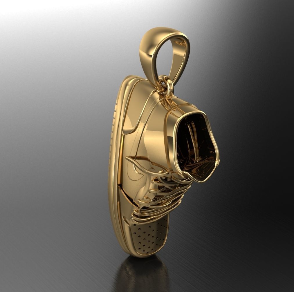Nike Air Jordan Pendant 3D print model_2