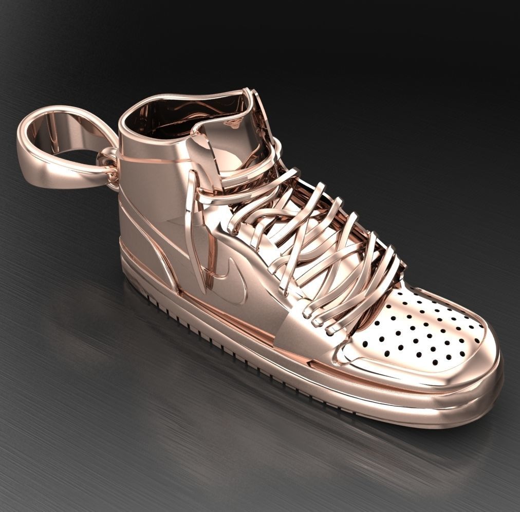 Nike Air Jordan Pendant 3D print model_5