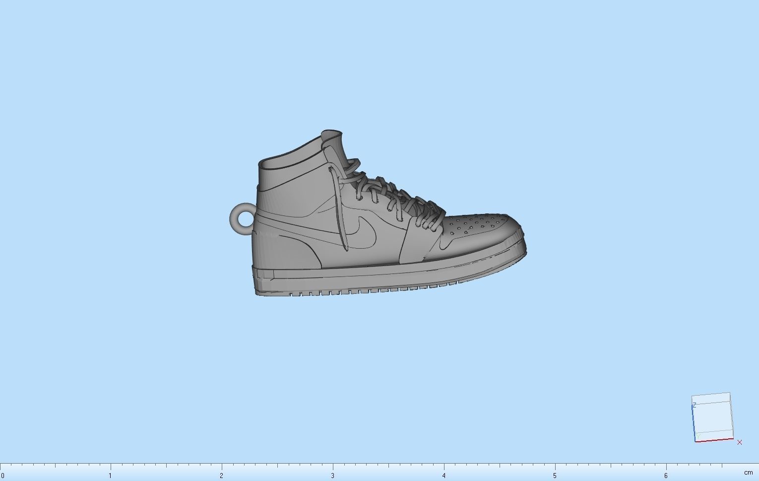 Nike Air Jordan Pendant 3D print model_9