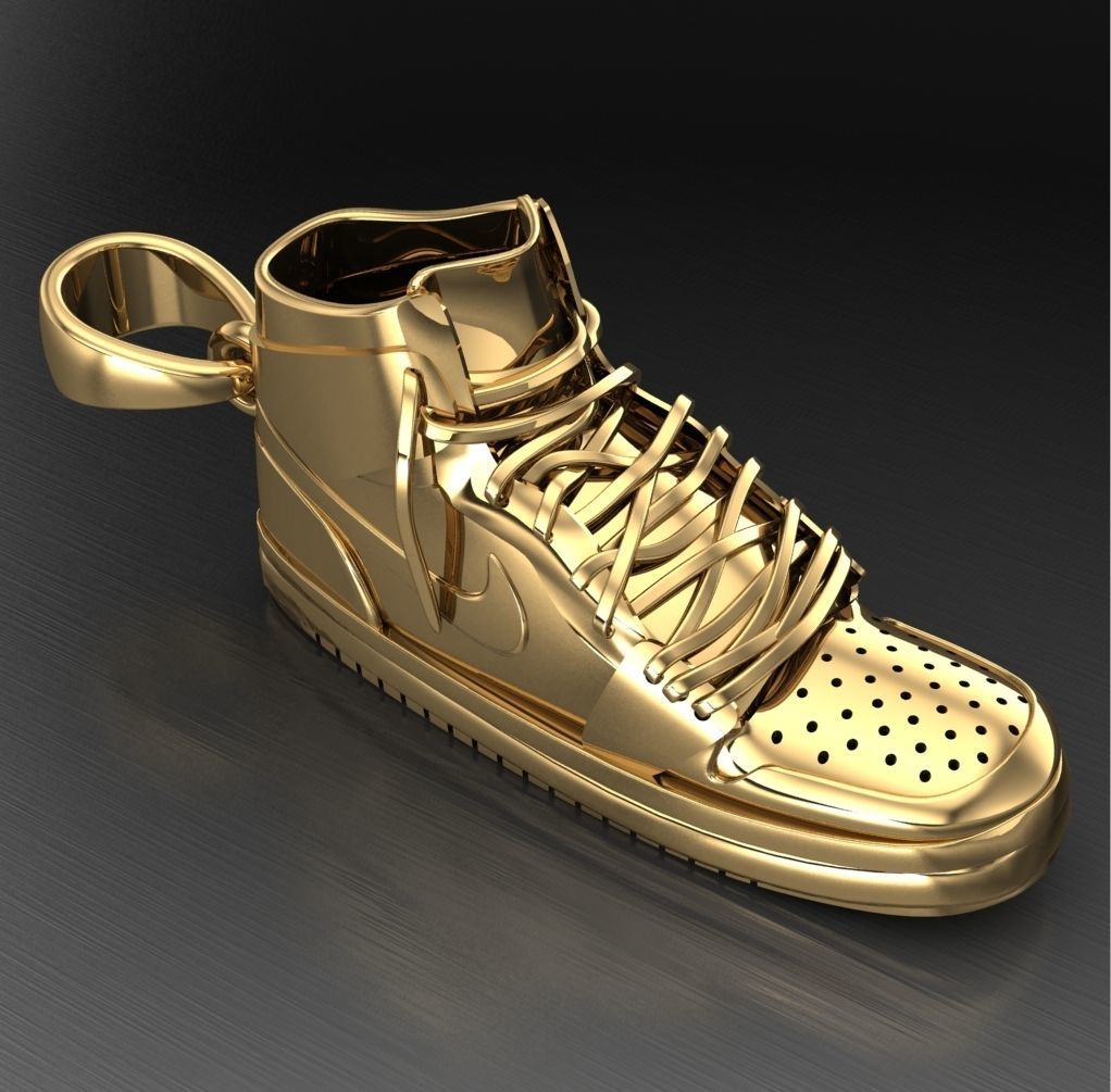Nike Air Jordan Pendant 3D print model_1