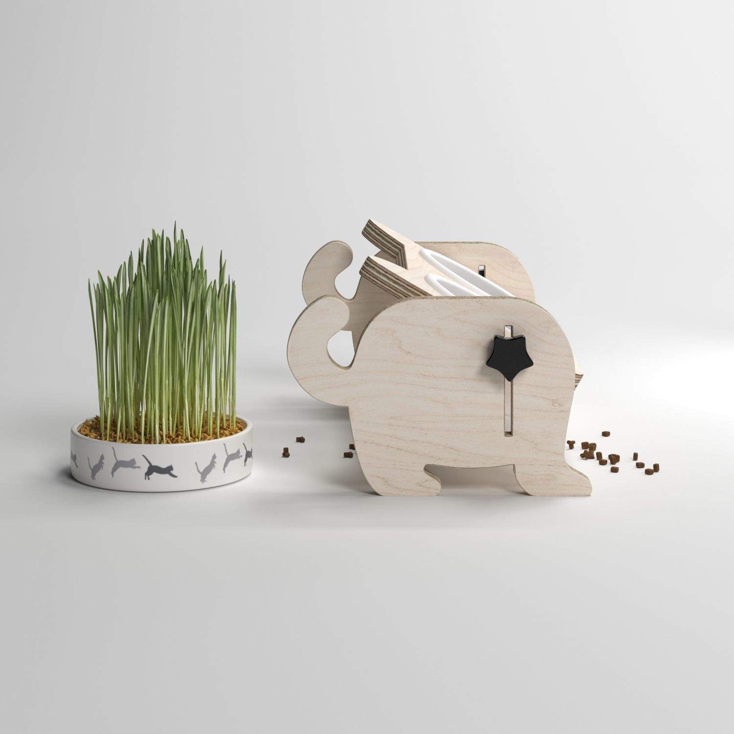 Cat house 3D model_15